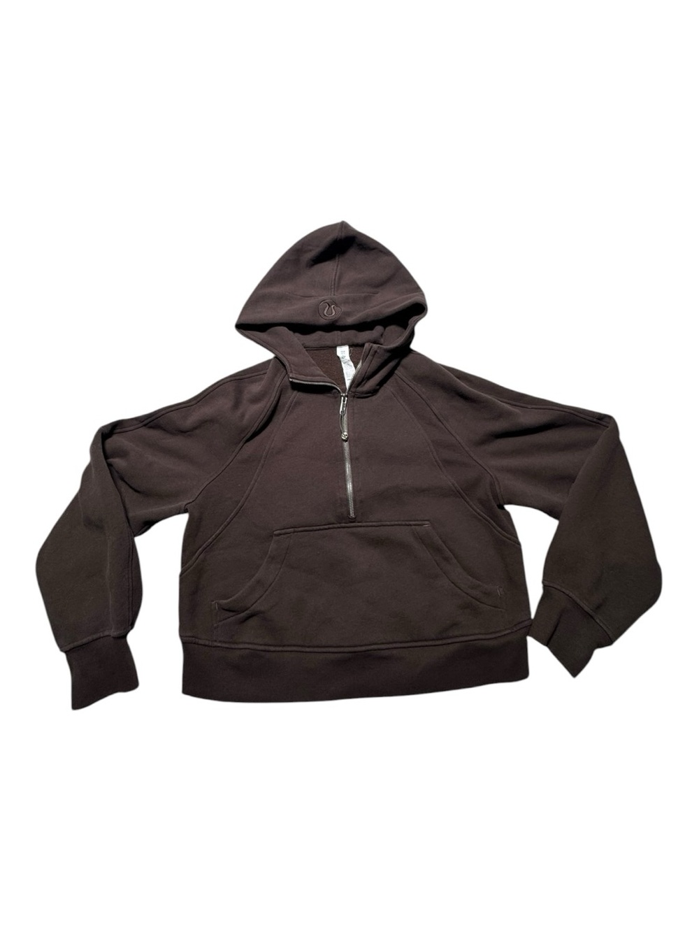 Lululemon WOMENS XS Scuba Oversized Half-Zip Hoodie in Espresso